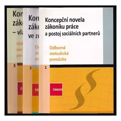 Koncepční novela zákoníku práce 1 - 3 a postoj sociálních partnerů + ve znění pro vládu + vládní