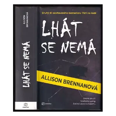 Lhát se nemá - Allison Brennan (2022, Metafora)