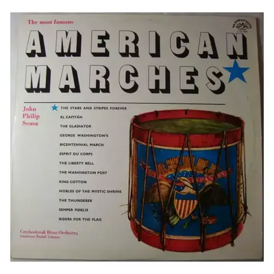 The Most Famous American Marches - Rudolf Urbanec, Velký Dechový Orchestr Supraphonu (1977, Supr