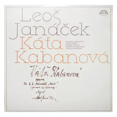 Káťa Kabanová - Leoš Janáček, Peter Dvorský, Wiener Philharmoniker, Sir Charles Mackerras, Elisa