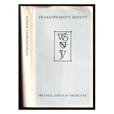 Shakespearovy Sonety - William Shakespeare (1954, Československý spisovatel)