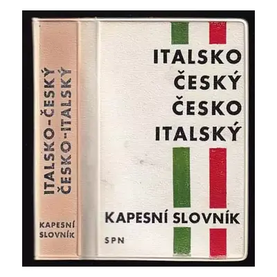 Italsko-český a česko-italský kapesní slovník : Dizionario tascabile italiano-ceco e ceco-italia