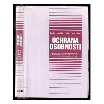 Ochrana osobnosti podle občanského práva - Karel Knap (1996, Linde)