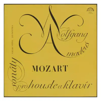 Sonáty Pro Housle A Klavír (3xLP+ BOOKLET+BOX) - Wolfgang Amadeus Mozart, Jan Panenka, Václav Sn