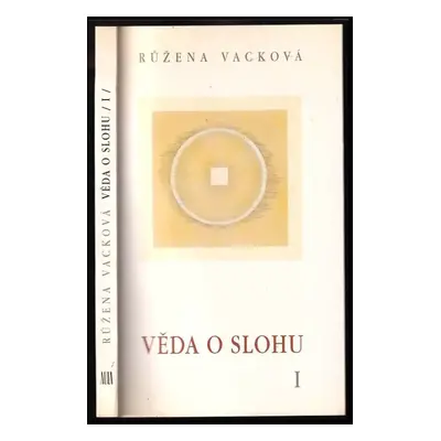 Věda o slohu : 1 - Růžena Vacková (1993, Aula)