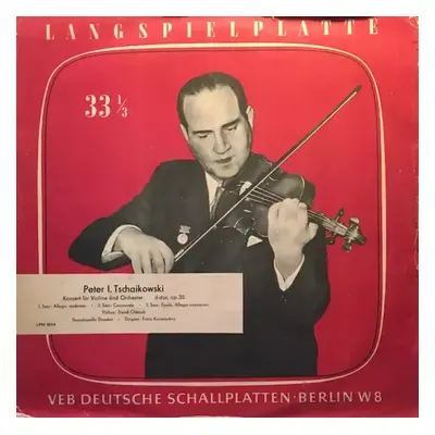 Violin-Konzert D-Dur Op. 35 : Gatefold Vinyl - Pyotr Ilyich Tchaikovsky, Staatskapelle Dresden, 