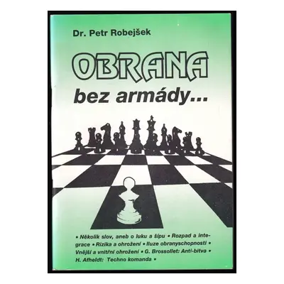 Obrana bez armády-- - Petr Robejšek (1992, Nadas-Afgh)