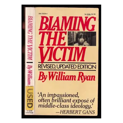 Blaming the Victim - Ryan William (1976, Vintage Books)