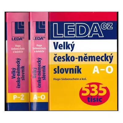 Velký česko-německý slovník : Díl 1-2 - Hugo Siebenschein (2006, Leda)