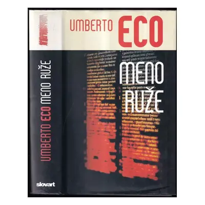 Meno ruže - Umberto Eco (2006, Slovart)