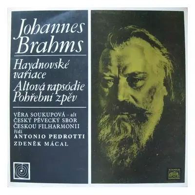 Haydnovské variace, Altová rapsódie, Pohřební zpěv - Johannes Brahms (1968, Supraphon)