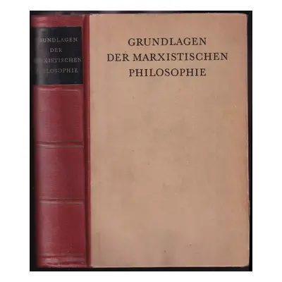 Grundlagen Der Marxistischen Philosophie (1959, Dietz Verlag)