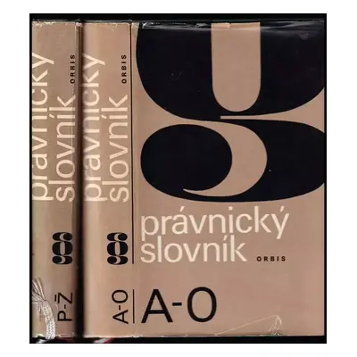 Právnický slovník (1972, Orbis)