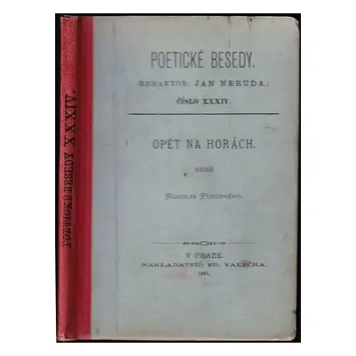 Opět na horách : básně Rudolfa Pokorného - Rudolf Pokorny (1887, Eduard Valečka)