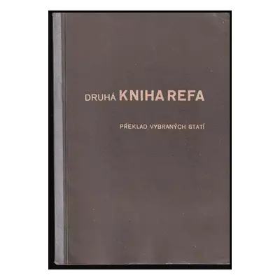 Druhá kniha Refa (1944, Lidé Práce)