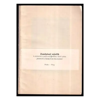 M. Tullius Cicero - výbor z jeho řečí : Díl I., Text - Marcus Tullius Cicero (1935, Jednota česk