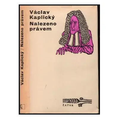 Nalezeno právem - Václav Kaplický (1971, Československý spisovatel)