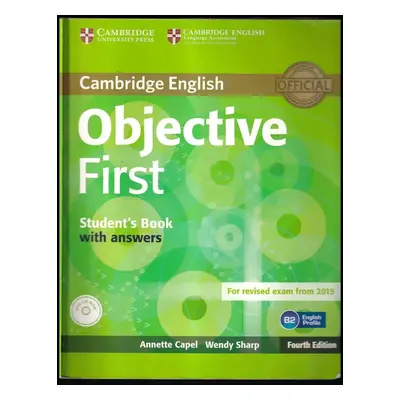 Objective First Certificate : workbook with answers - Annette Capel, Wendy Sharp (2000, Cambridg