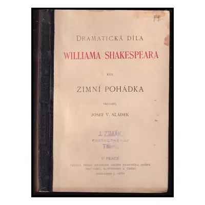 Dramatická díla Williama Shakespeara - William Shakespeare (1923, J. Otto)