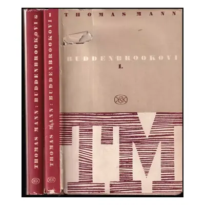 Buddenbrookovi : (Buddenbroocken) : úpadek jedné rodiny - Thomas Mann (1950, Melantrich)