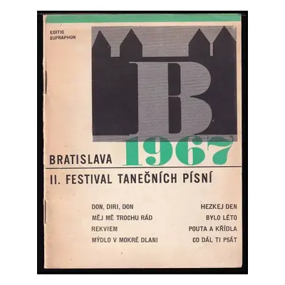 Bratislava 1967 : II. festival tanečních písní (1967, Supraphon)