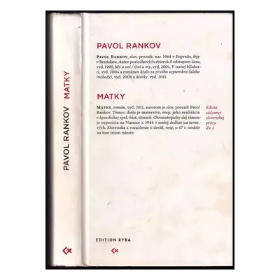 Matky - Pavol Rankov (2011, Edition Ryba)