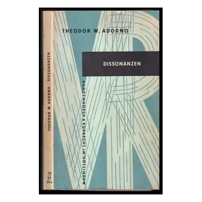 Dissonanzen - Theodor W Adorno (1963, Vandenhoeck & Ruprecht)