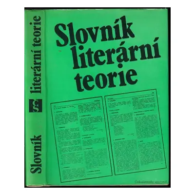 Slovník literární teorie (1984, Československý spisovatel)