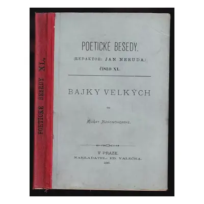 Bajky velkých - Eliška Krásnohorská (1889, Eduard Valečka)