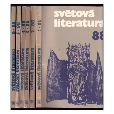 Světová literatura 88 - ročník 33. - čísla 1 - 6 - KOMPLETNÍ ROČNÍK : revue zahraničních literat