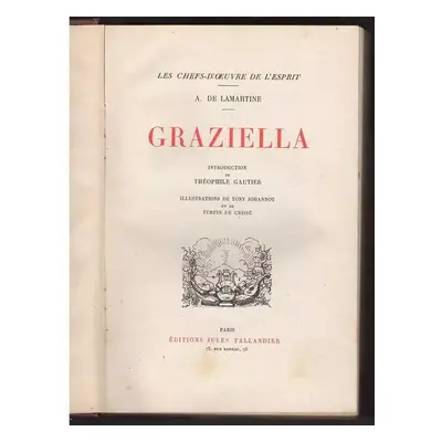 Graziella - Aplhonse de Lamartine (Jules Tallandier)