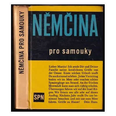 Němčina pro samouky - Štěpán Zapletal (1964, Státní pedagogické nakladatelství)