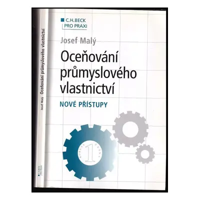 Oceňování průmyslového vlastnictví : nové přístupy - Josef Malý (2007, C.H. Beck)