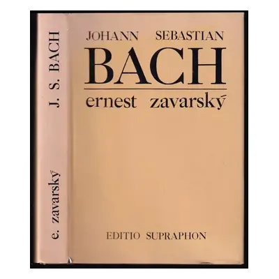 Johann Sebastian Bach - Ernest Zavarský (1979, Supraphon)