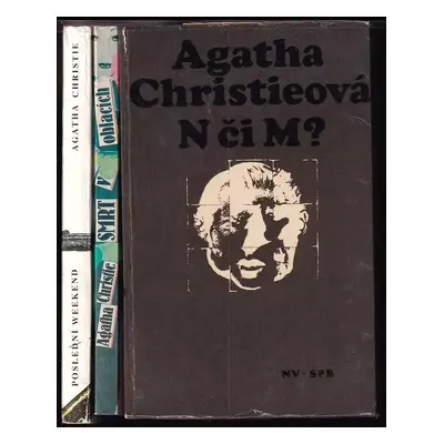 3x Agatha CHRISTIE - Poslední weekend + Smrt v oblacích + N či M? - Agatha Christie (1991, Josef