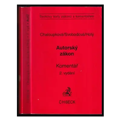 Zákon o právu autorském, o právech souvisejících s právem autorským a o změně některých zákonů (