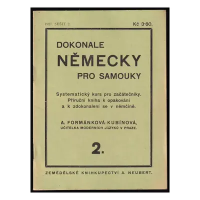 Dokonale německy pro samouky : systematický kurs pro začátečníky : příruční kniha k opakování a 