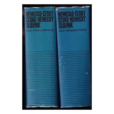 KOMPLET František Widimský 2X Německo-český a česko-německý slovník + Německo-český a česko-něme