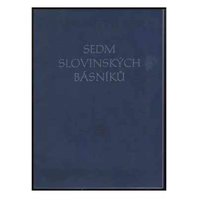 Sedm slovinských básníků - Ciril Zlobec (1994, Torst)