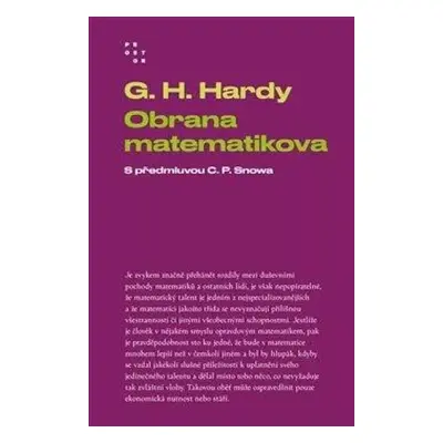 Obrana matematikova - G. H Hardy (2023, Prostor)