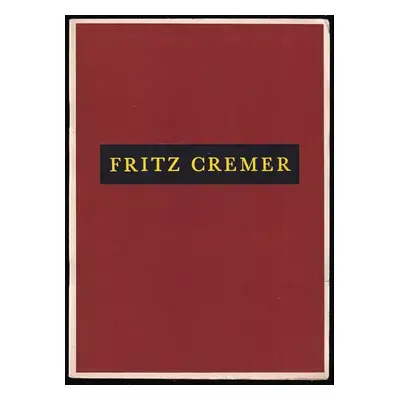 Sochař Fritz Cremer : Praha, Slovanský ostrov, říjen 1957 - Fritz Cremer, Fritz Cremer (1957, Sv