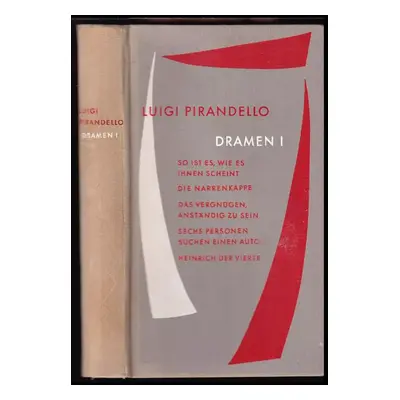 Dramen : Band I. - Luigi Pirandello (Albert Langen)