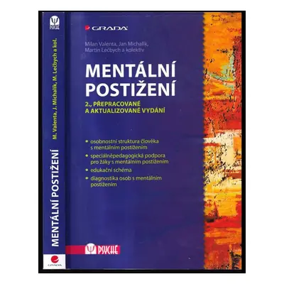 Mentální postižení - Milan Valenta, Jan Michalík, Martin Lečbych (2018, Grada)