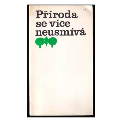 Příroda se více neusmívá : i taková bývala přírodní rovnováha - Jan Jelínek (1987, Albatros, nak