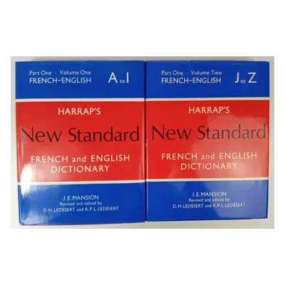 Harrap's New Standard French And English Dictionary : Díl 1-2 - Jean Edmond Mansion (1972, Harra