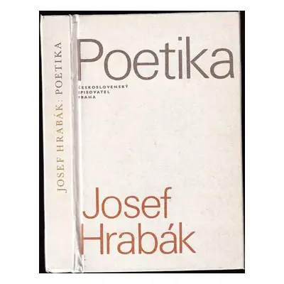 Poetika - Josef Hrabák (1977, Československý spisovatel)