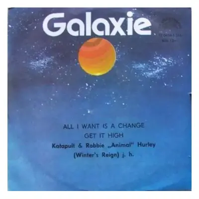 All I Want Is A Change / Get It High - Katapult, Robie Hurley (1990, Supraphon)