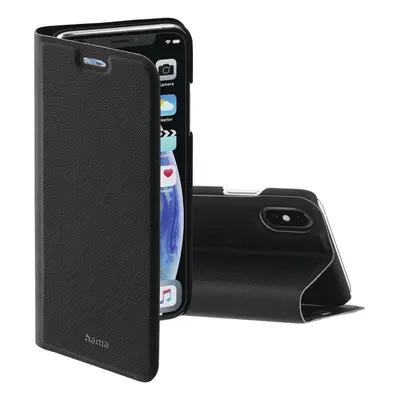 Hama Slim Pro Booklet for Apple iPhone Xs, black