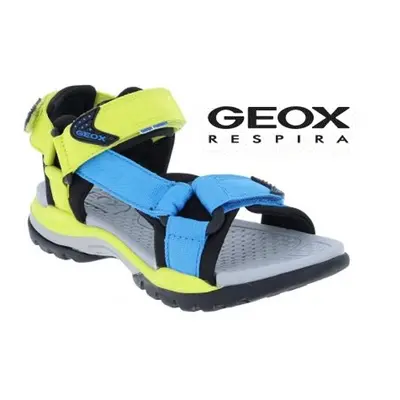 GEOX sandály J BOREALIS B. LIME/BLUE