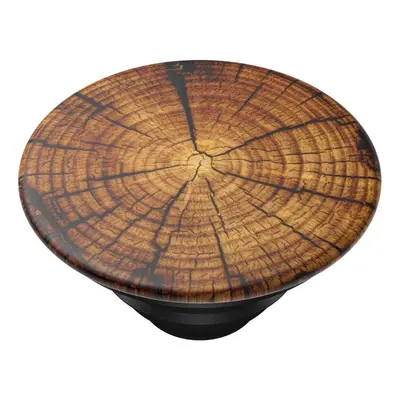 PopSockets PopTop Gen.2, Knotty by Nature, hnědé letokruhy, výměnný vršek